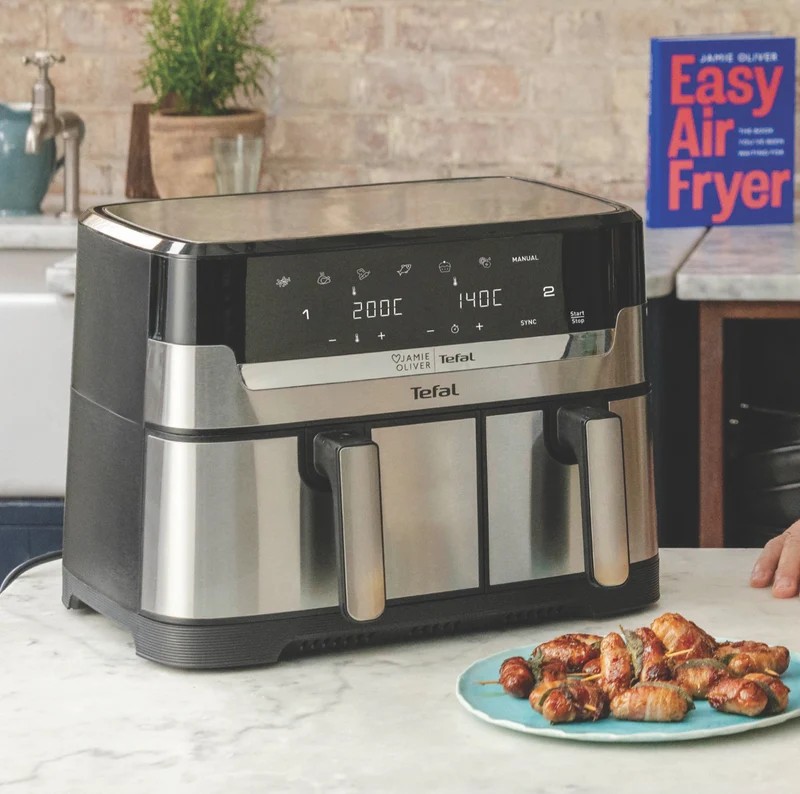 Tefal Jamie Oliver By Tefal Dual Air Fryer