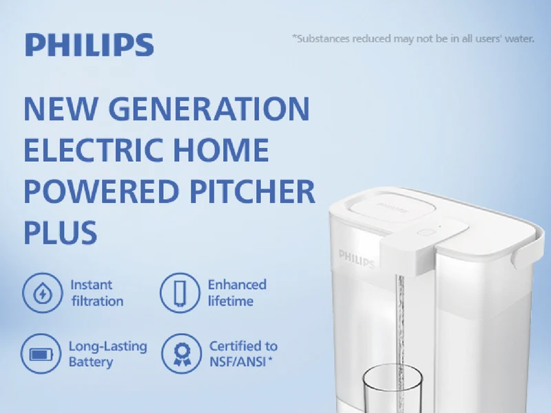 Philips 3 Litre Powered Pitcher With Instant Filtration