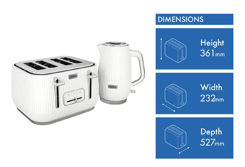 Sunbeam Radiance Collection Breakfast Pack Up White