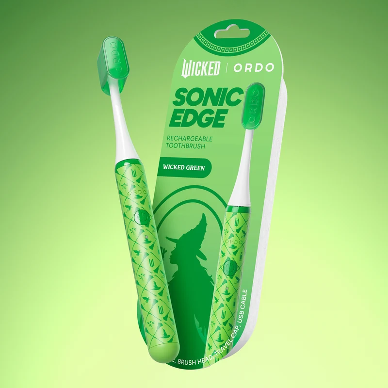 Ordo Sonic Edge Wicked Rechargeable Toothbrush Wicked Green
