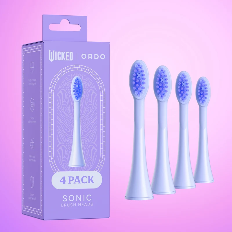 Ordo Sonic Lite 4 Pack Wicked Brush Heads Glinda Upland