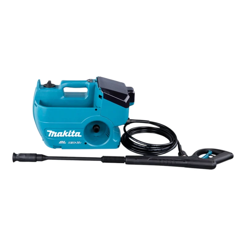 Makita DHW 080 PM4K Akku Hochdruckreiniger 36 V ( 2x 18 V ) 80 bar 380 l/h Brushless + 4x Akku 4,0 Ah + Doppelladegerät