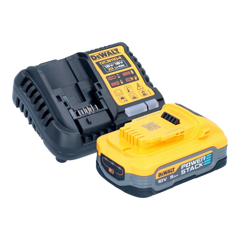 DeWalt DCV 501 LH1 Akku Stabsauger 18 V 0,7 l Staubklasse L + 1x Powerstack Akku 5,0 Ah + Ladegerät