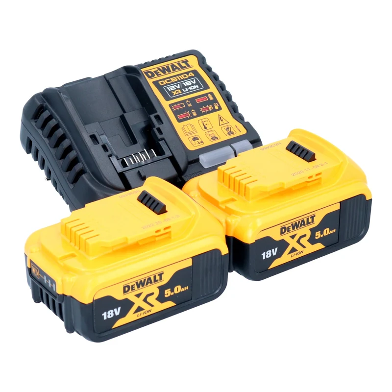DeWalt DCV 501 LP2 Akku Stabsauger 18 V 0,7 l Staubklasse L + 2x Akku 5,0 Ah + Ladegerät