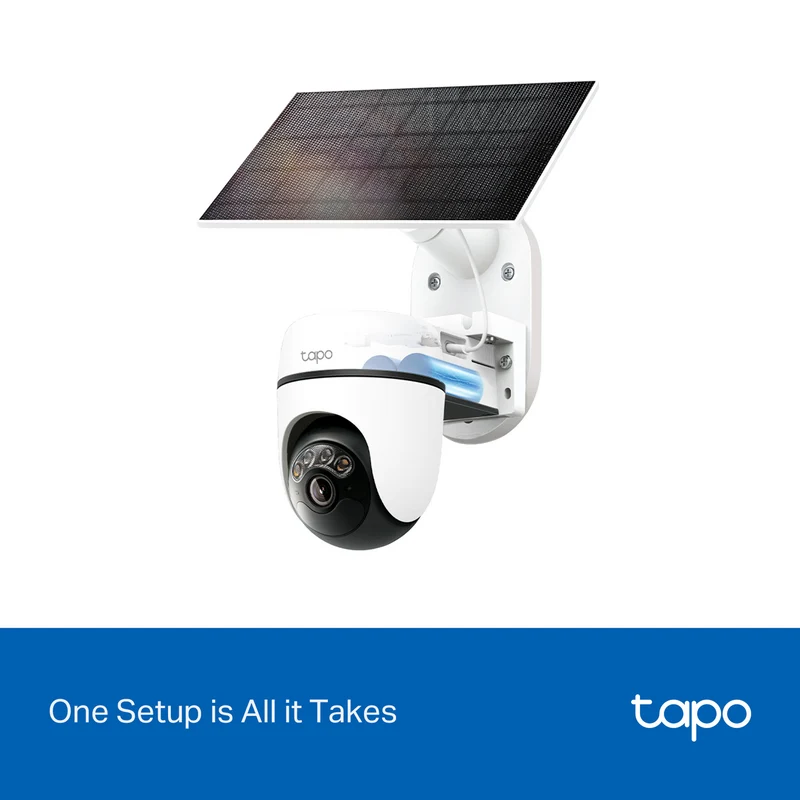 TP-LINK 3K Solar-Powered Pan/Tilt Security Camera Kit