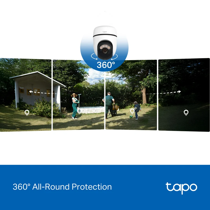 TP-LINK 3K Solar-Powered Pan/Tilt Security Camera Kit