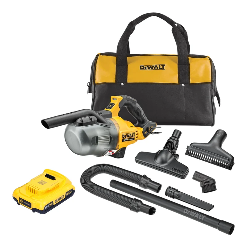 DeWalt DCV 501 LN Akku Stabsauger 18 V 0,7 l Staubklasse L + 1x Akku 2,0 Ah - ohne Ladegerät