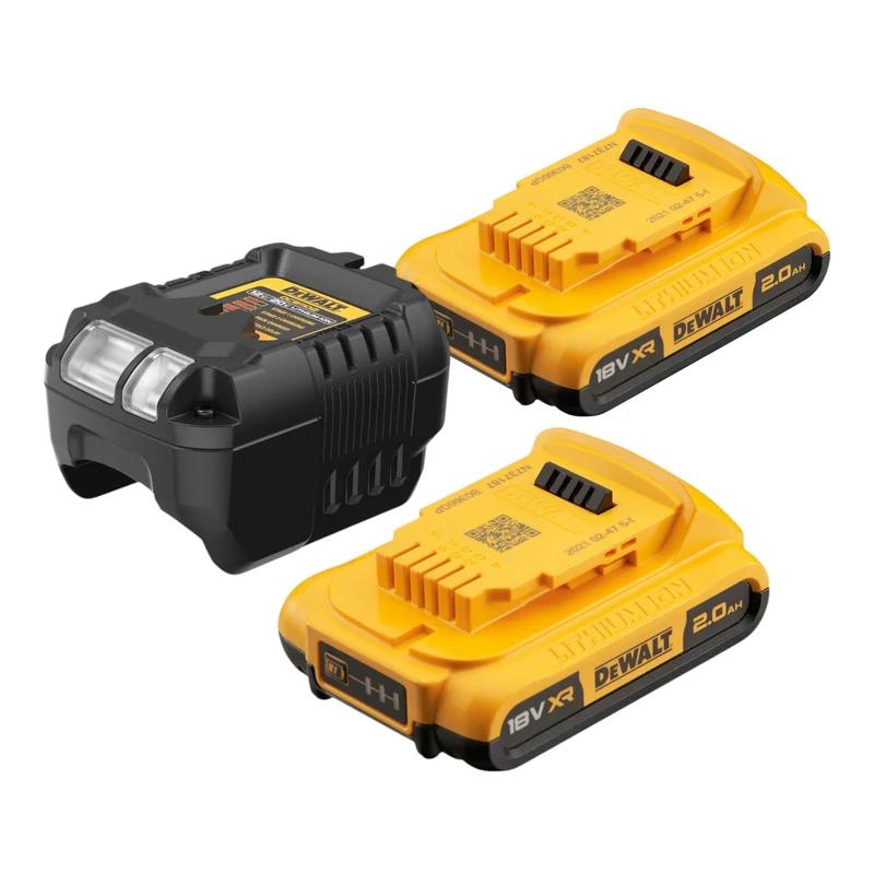DeWalt DCV 501 LD2 Akku Stabsauger 18 V 0,7 l Staubklasse L + 2x Akku 2,0 Ah + Ladegerät