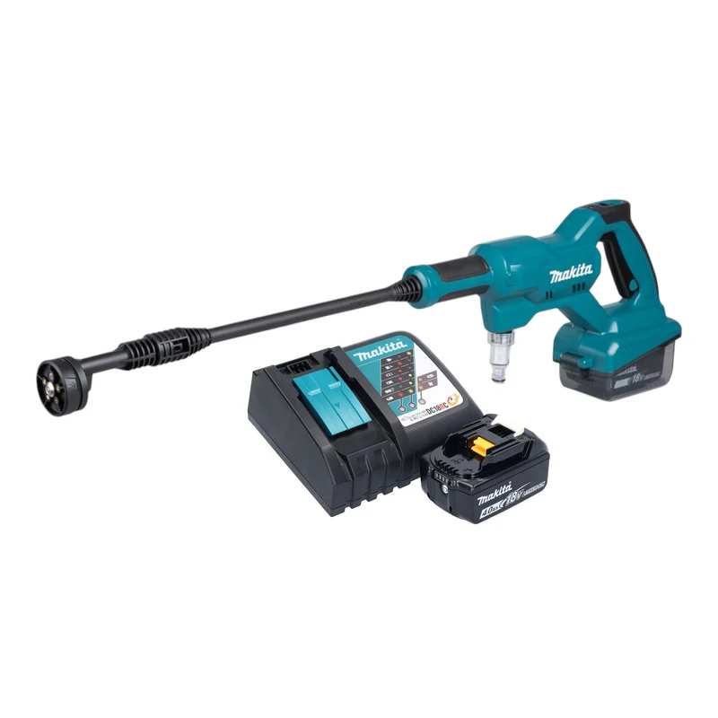 Makita DHW 180 RM1 Akku Druckreiniger 18 V 24 bar + 1x Akku 4,0 Ah + Ladegerät