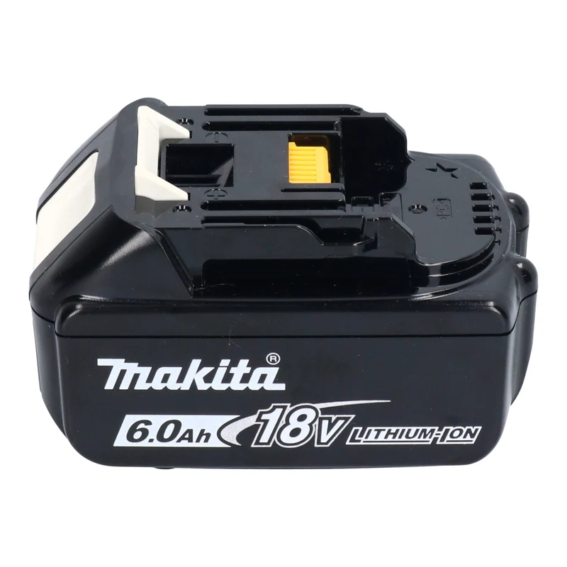 Makita DCL 281 FG1W Akku Staubsauger 18 V weiß Brushless + 1x Akku 6,0 Ah - ohne Ladegerät