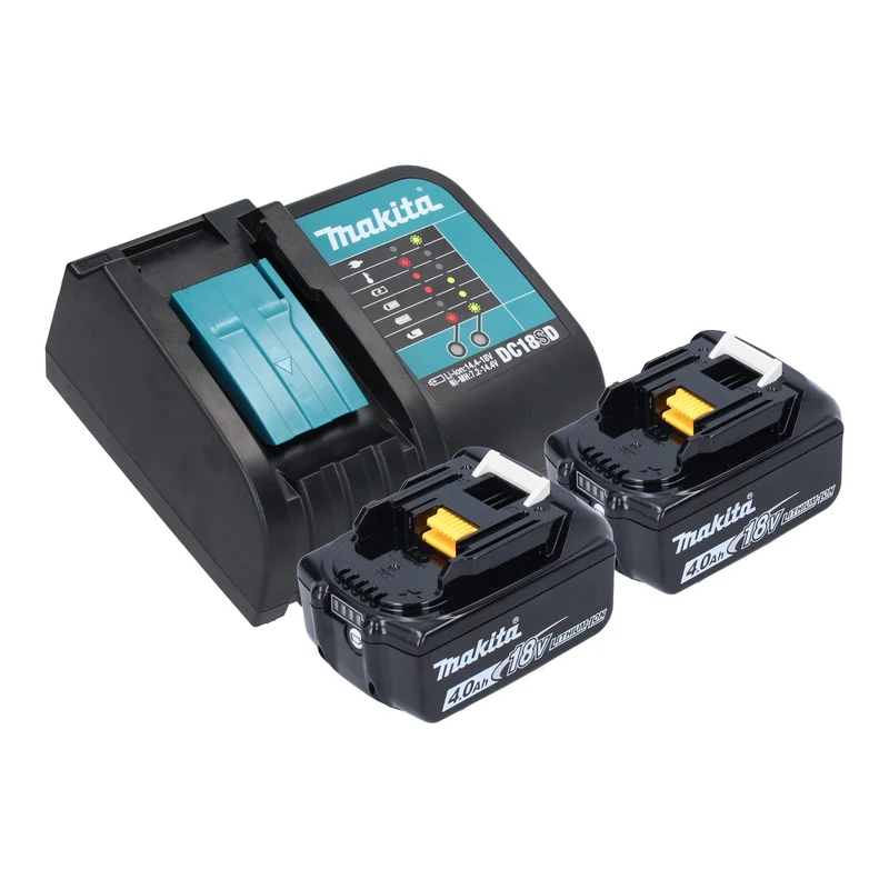 Makita DCM 501 SM2O Akku Kaffeemaschine 12 V max. / 18 V Olive + 2x Akku 4,0 Ah + Ladegerät