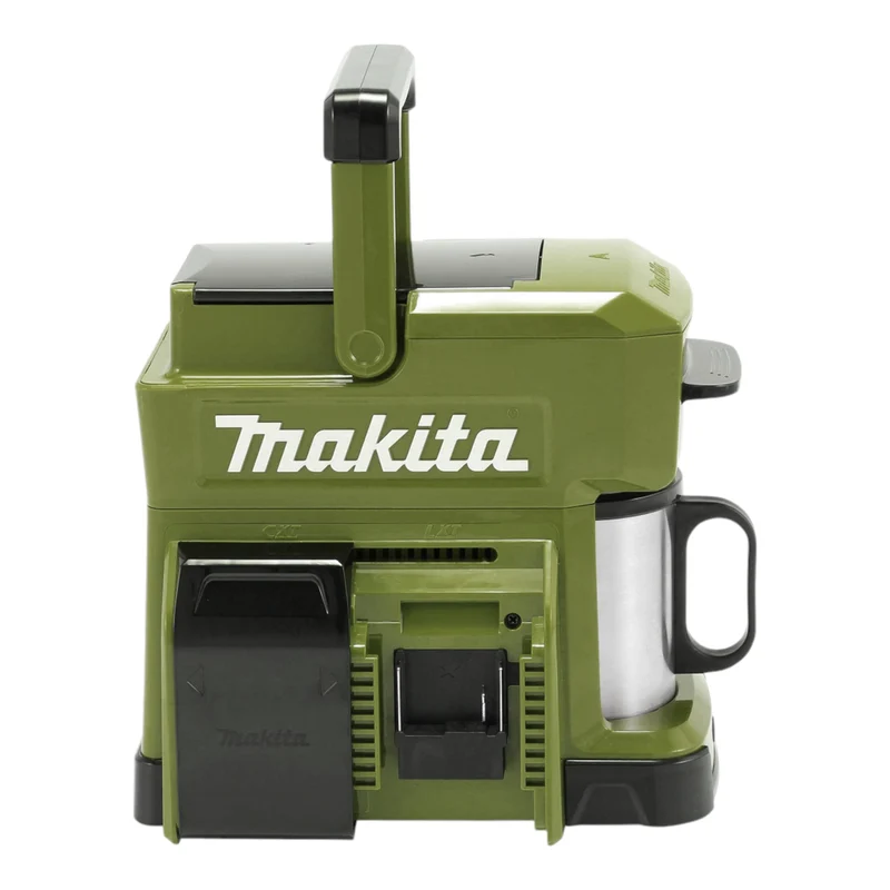 Makita DCM 501 MO Akku Kaffeemaschine 12 V max. / 18 V Olive + 1x Akku 4,0 Ah - ohne Ladegerät