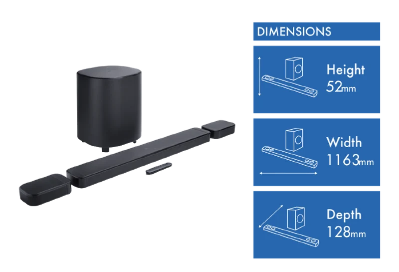 JBL Bar 800 MK2 7.1 Virtual Atmos Soundbar