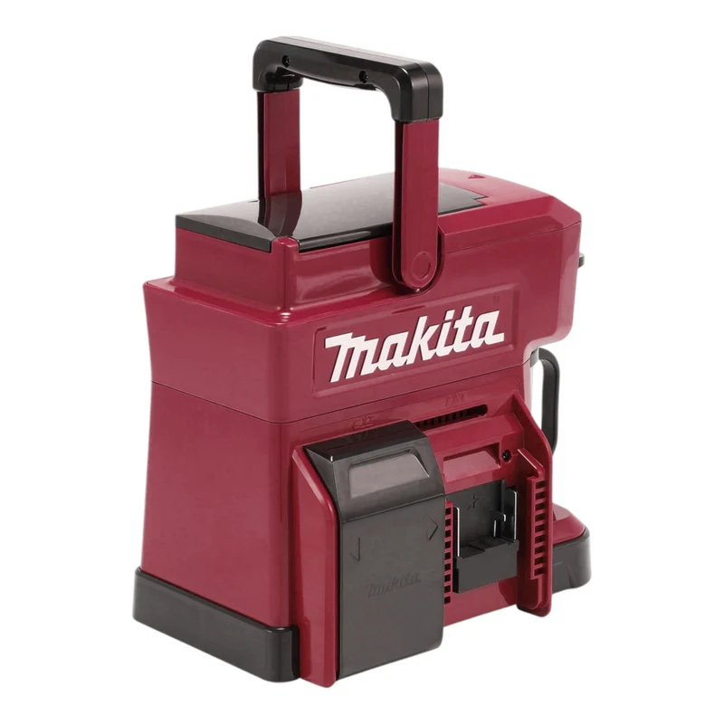 Makita DCM 501 SG2AR Akku Kaffeemaschine 12 V max. / 18 V Rot + 2x Akku 6,0 Ah + Ladegerät