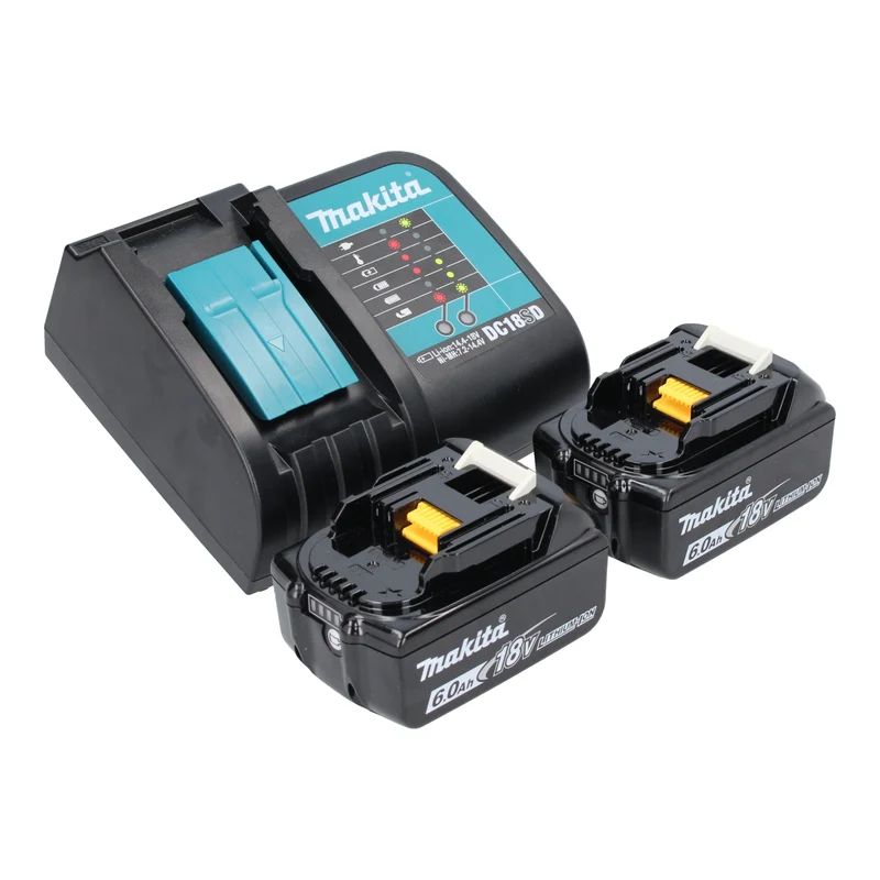 Makita DCL 180 SG2O Akku Staubsauger 18 V 0,65 l Olive Outdoor Adventure Serie + 2x Akku 6,0 Ah + Ladegerät