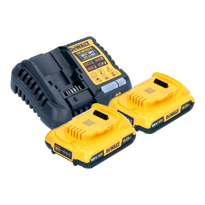 DeWalt DWH 161 D2 Akku Universalabsaugung 18 V 0,21 l Brushless + 2x Akku 2,0 Ah + Ladegerät