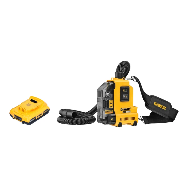 DeWalt DWH 161 N Akku Universalabsaugung 18 V 0,21 l Brushless + 1x Akku 2,0 Ah - ohne Ladegerät