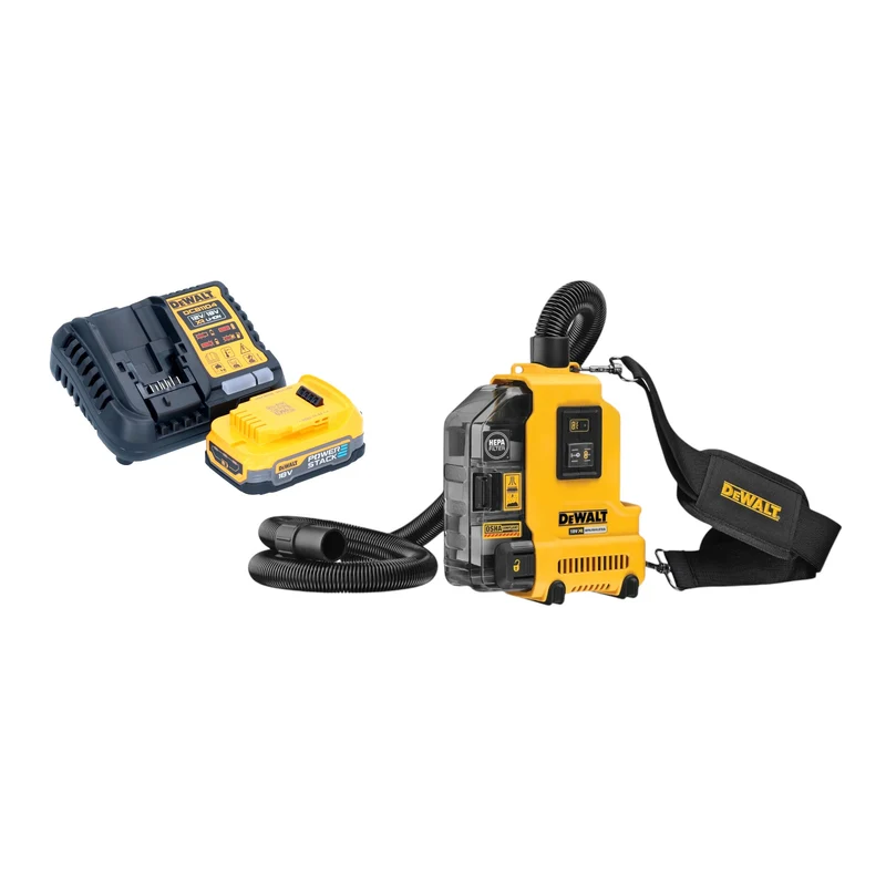 DeWalt DWH 161 E1 Akku Universalabsaugung 18 V 0,21 l Brushless + 1x Powerstack Akku 1,7 Ah + Ladegerät