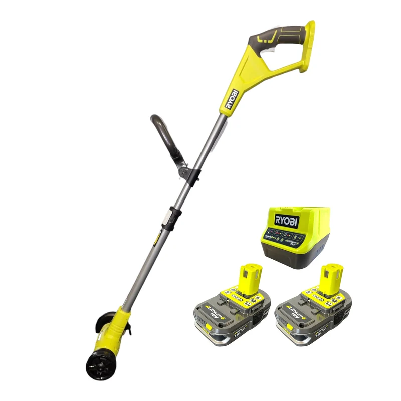 RYOBI RY18PCA-215 18 V ONE+ Akku Fugenreiniger mit Drahtbürste + 2x Akku 1,5 Ah + Ladegerät