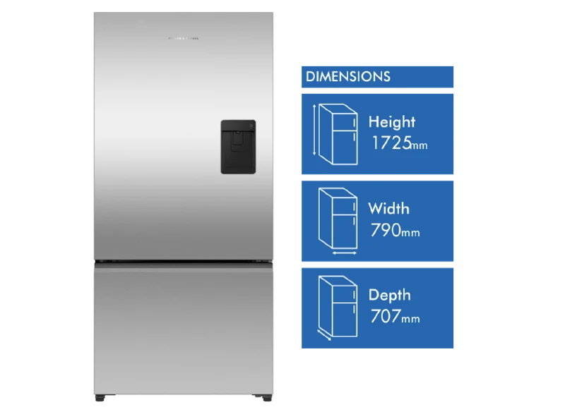 Fisher & Paykel 515L Bottom Mount Refrigerator