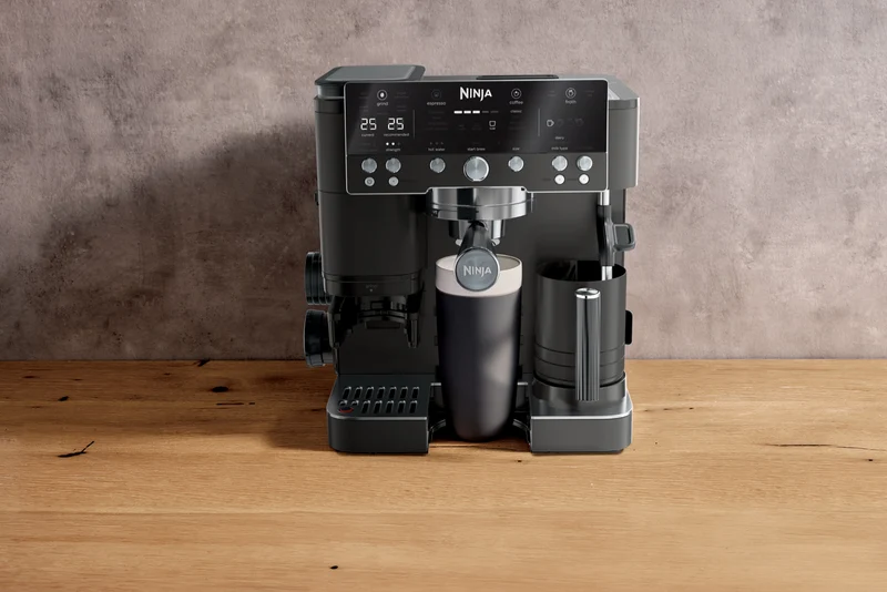 Ninja Luxe Cafe Manual Coffee Machine Midnight Black