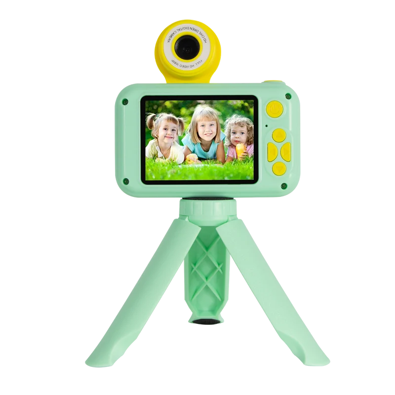 Crest Kids Digital Camera with Flip Lens (Green)