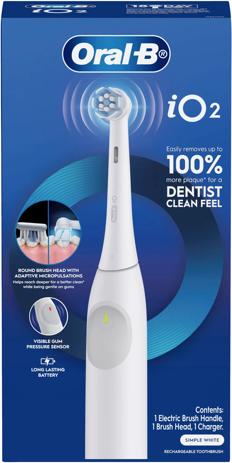 Oral B iO Series 2 Gentle Clean Sensitive White Electric Toothbrush