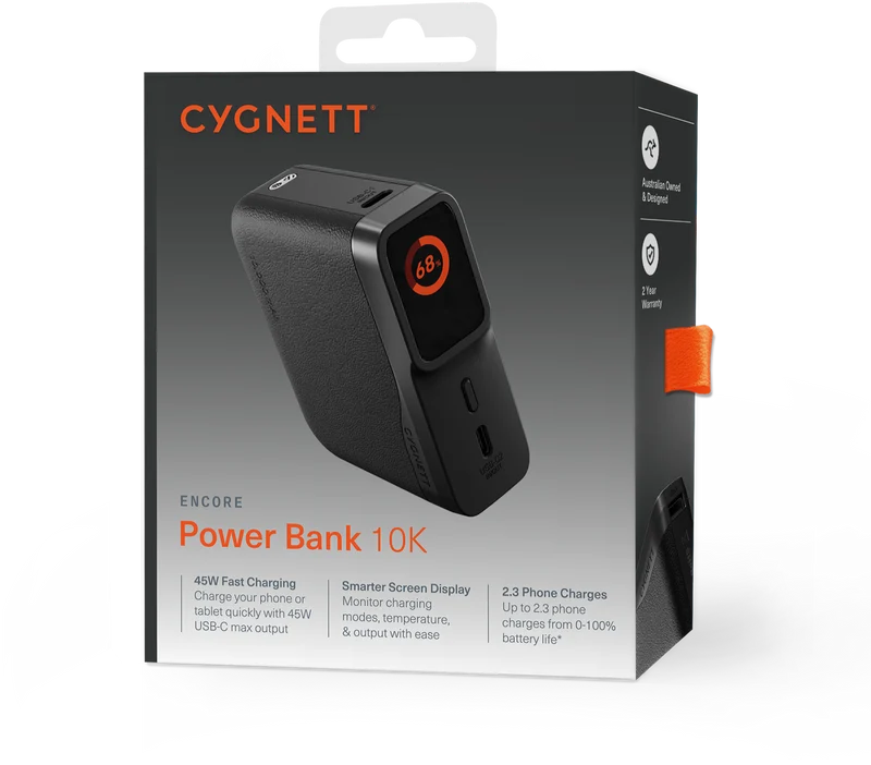 Cygnett Encore 10k Power Bank Graphite