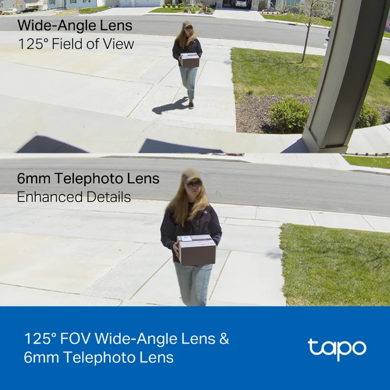 TP-LINK 2K Indoor/Outdoor Dual Lens Pan/Tilt Security Camera