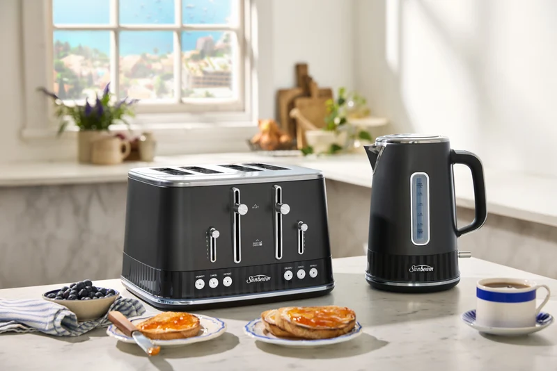 Sunbeam French Riviera 4 Slice Toaster Graphite
