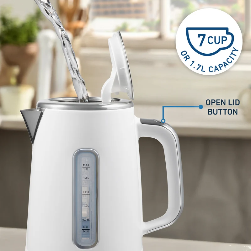Sunbeam 1.7 Litre French Riviera Kettle White