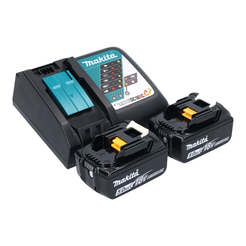 Makita DKT 360 RT2 Akku Wasserkocher 36 V ( 2x 18 V ) 0,8 L + 2x Akku 5,0 Ah + Ladegerät