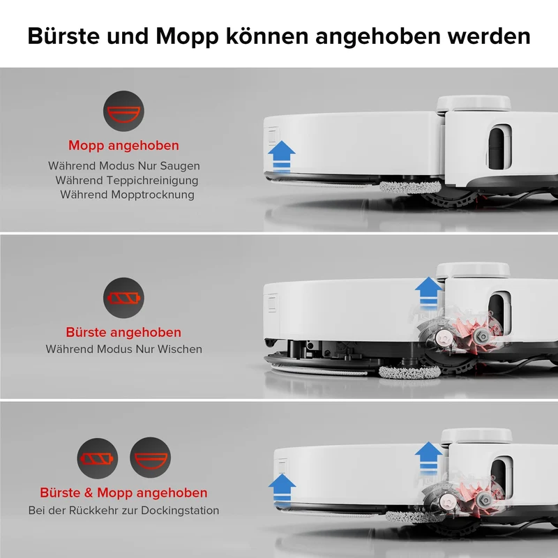 Roborock S8 MaxV Ultra Saugroboter mit 8-in-1 RockDock® Ultra