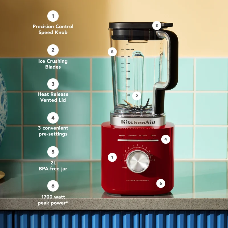 KitchenAid Pure Power Blender Empire Red