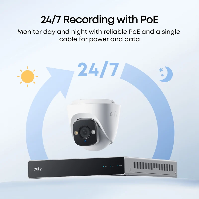 eufy E41 NVR POE Turret Add-on Camera
