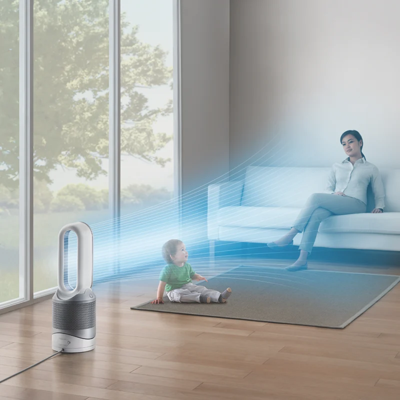 Dyson HP00 Pure hot+cool Fan Heater White/Silver