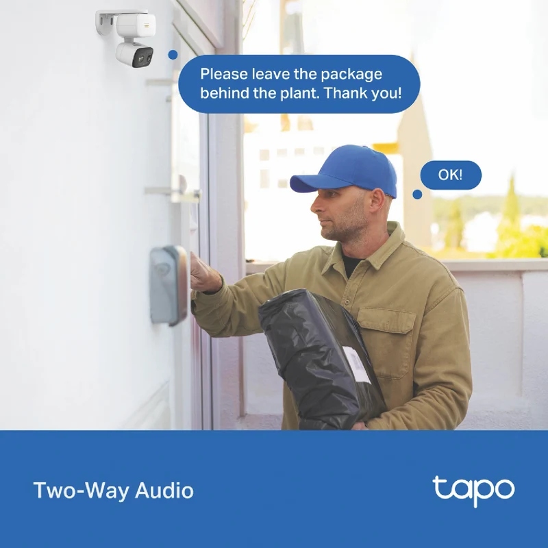 TP-LINK 3K Indoor/Outdoor Pan & Tilt Home Security Camera