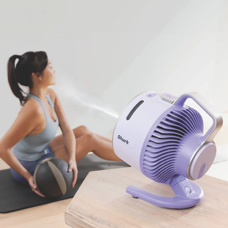 Shark FlexBreeze HydroGo Misting Portable Fan (Lilac)