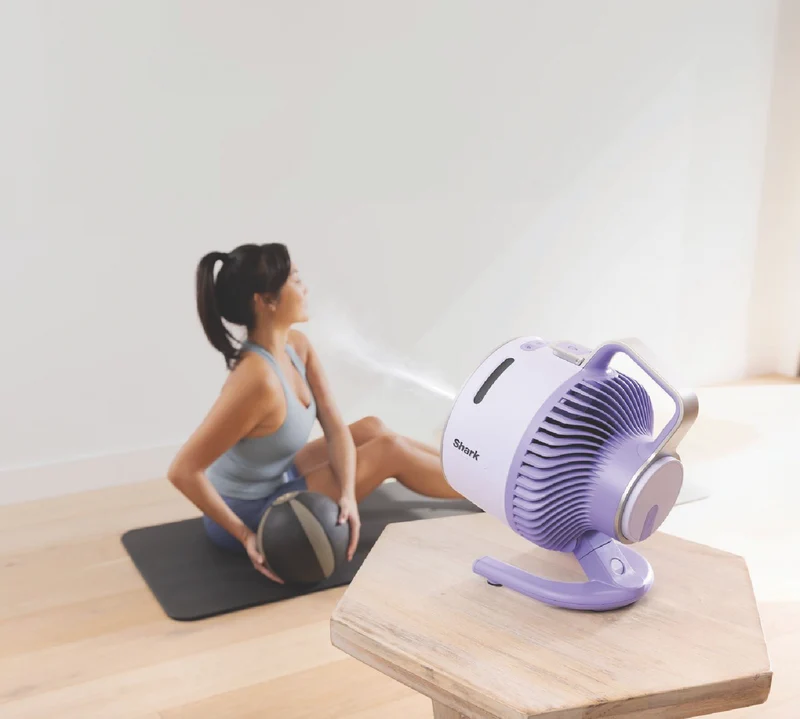 Shark FlexBreeze HydroGo Misting Portable Fan (Lilac)