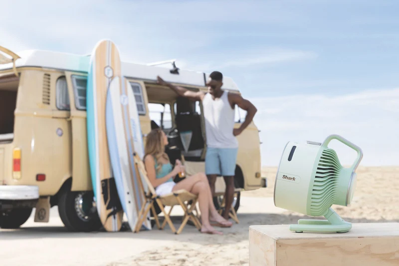 Shark FlexBreeze HydroGo Misting Portable Fan (Honey Dew)
