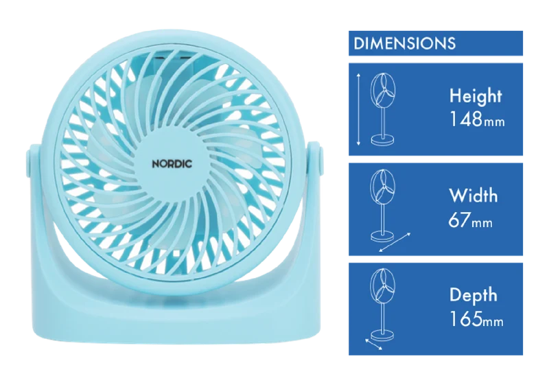 Nordic Portable Desk Fan