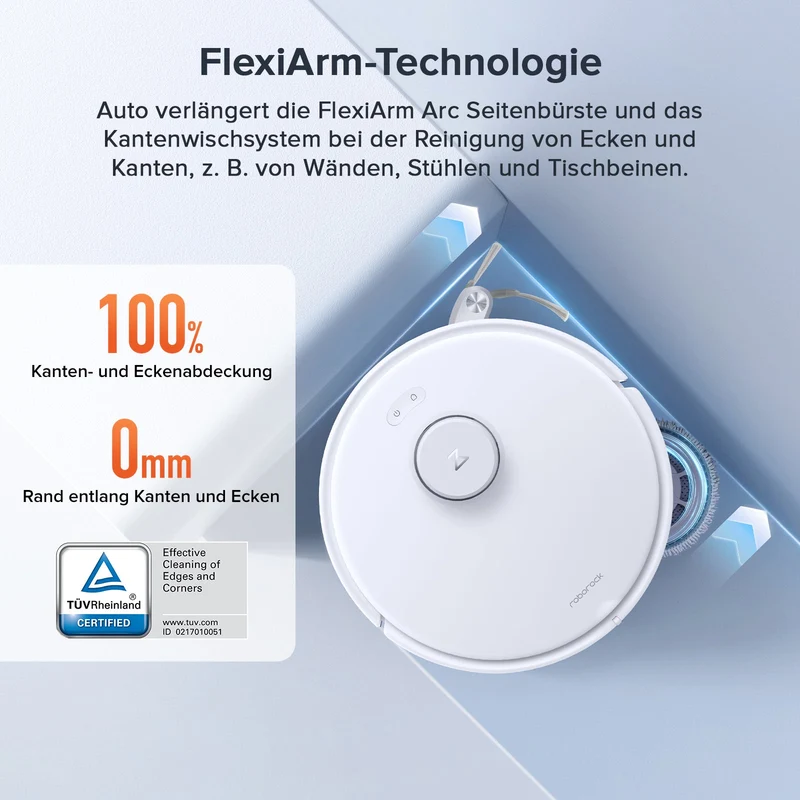Roborock Qrevo Curv S5X Saugroboter mit DuoDivide® Hauptbürste und Multifunktions-Dockingstation 3.0