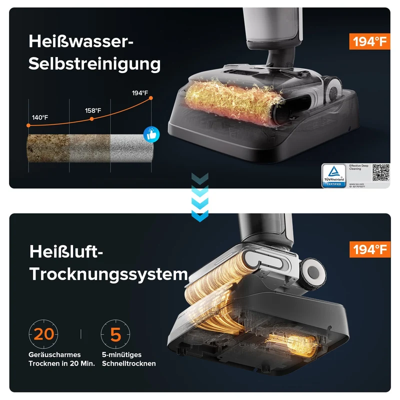 Roborock F25 XT (F25 ACE Neue Version) & F25 ALT Nass- und Trockenstaubsauger