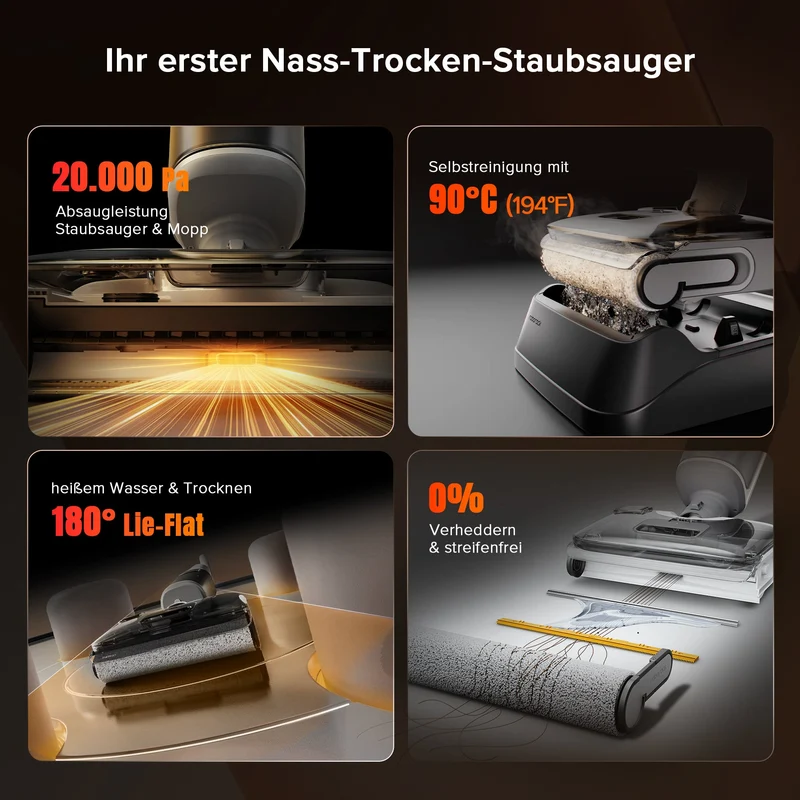 Roborock F25 GT (F25 RT) Nass- und Trockenstaubsauger