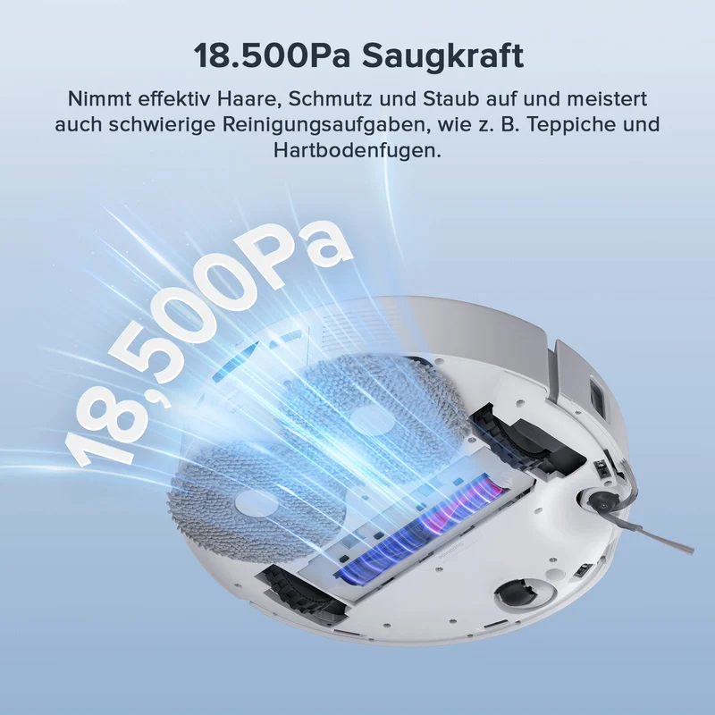 Roborock Qrevo Curv S5X Set Saugroboter mit Multifunktions-Dockingstation 3.0 (mit zusätzlicher Hauptbürste*1St. & Staubbeutel*3St.)