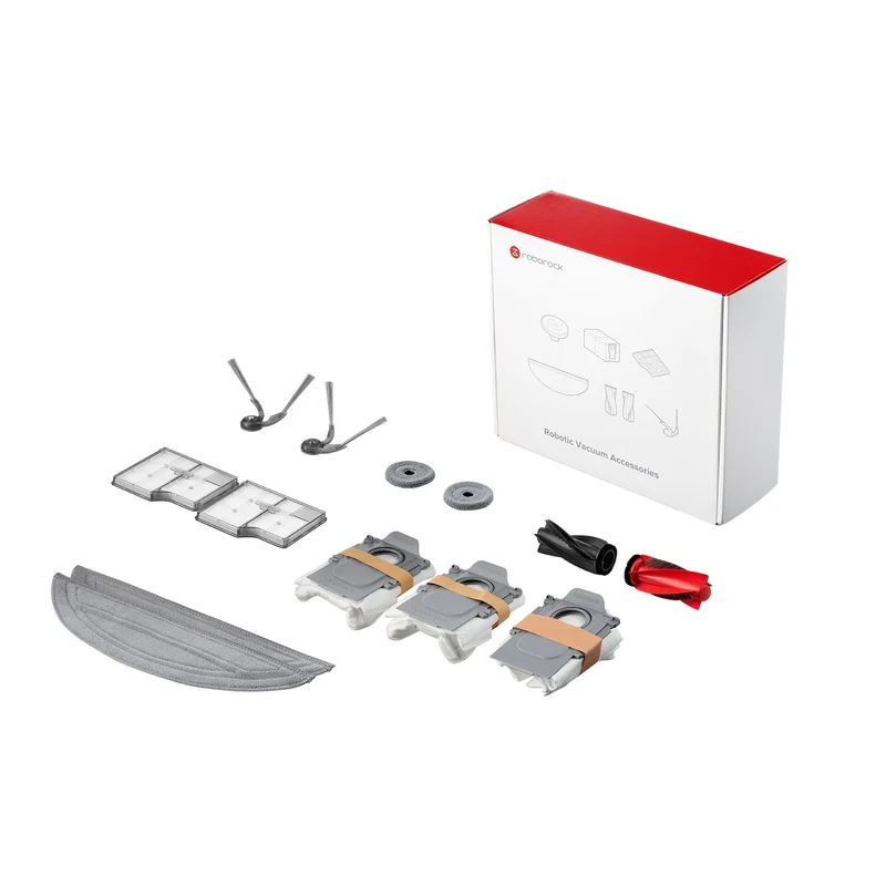 【Vorverkauf】Roborock Zubehörset für Saros 10, inkl. Wischtuch*2Stk, Staubbeutel*3Stk, Hauptbürste*1Stk, Seitenbürsten*2Stk, Filter*2Stk, Seitenmop*2Stk
