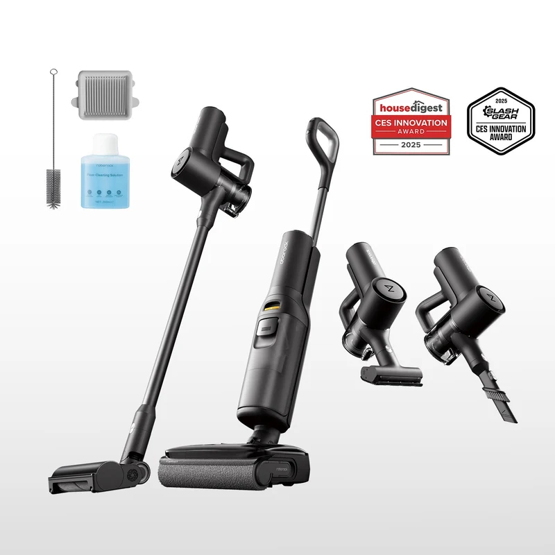 Roborock F25 Combo 5-in-1 Nass- und Trockensauger mit Kostenlose Reinigungslösung