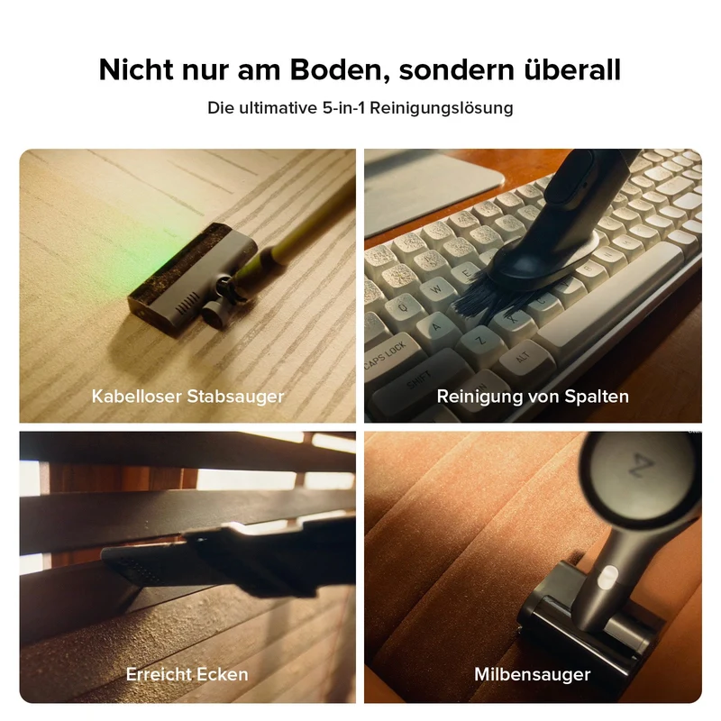 Roborock F25 Combo 5-in-1 Nass- und Trockensauger mit Kostenlose Reinigungslösung
