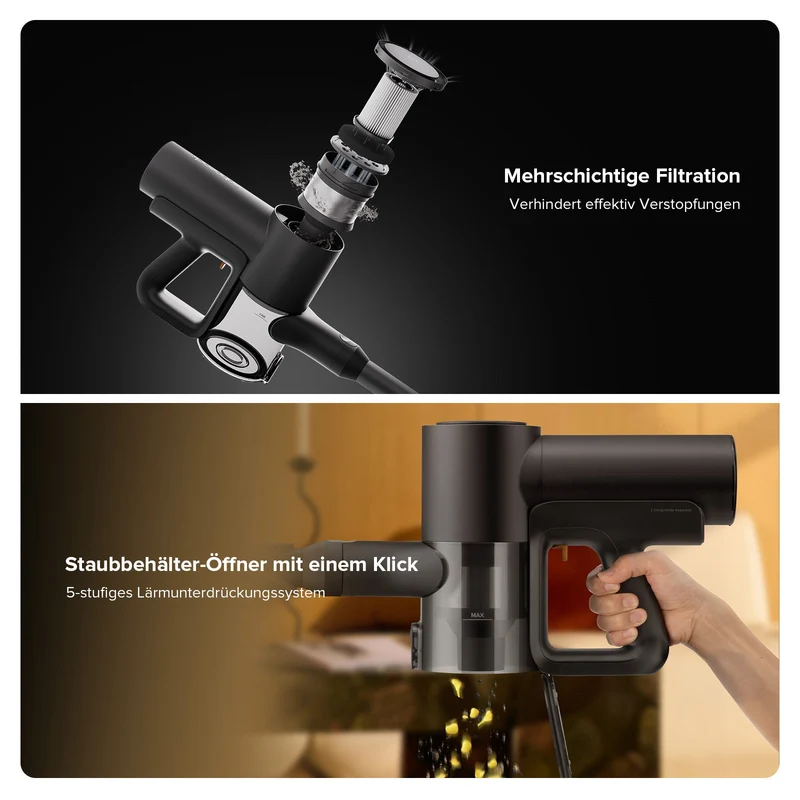 Roborock F25 Combo 5-in-1 Nass- und Trockensauger mit Kostenlose Reinigungslösung