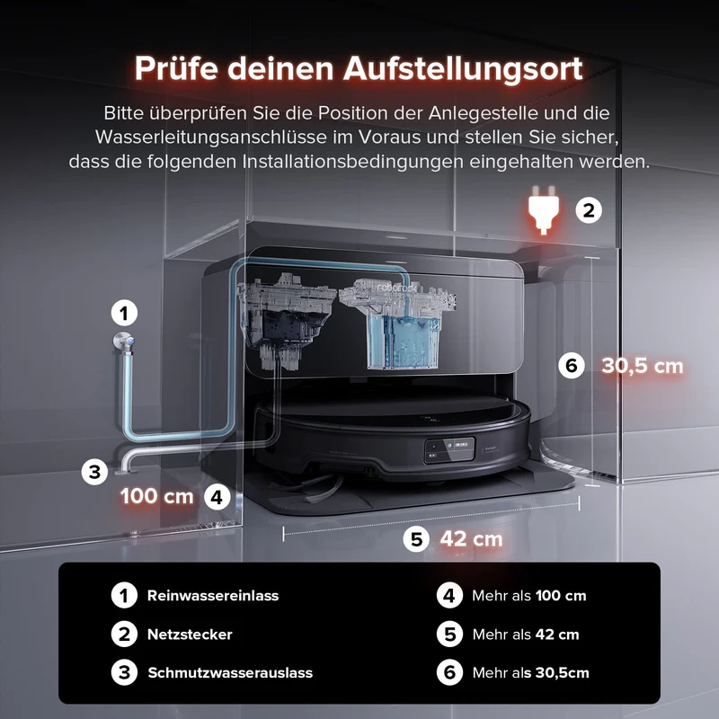 Roborock Saros 10R Saugroboter mit Wasseranschluss